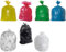 BLACK & COLOURED STRONG REFUSE SACKS BAGS BIN LINERS RUBBISH BAGS UK MADE (Red, 3)