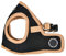 Puppia Soft Harness II - Weiches Westengeschirr für kleine und mittelgroße Hunde - sehr komfortabel und leicht anzuziehen, Schwarz, S, PUHB1770BKS