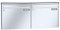 RENZ/Basic B / 2er Aufputz-Briefkastenanlage Wand-Briefkasten / V4A-Edelstahl/Volumen 12 L/Dein-Briefkasten.de