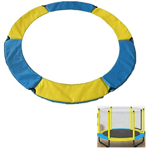 Asolym Unisex Reißfest Trampolin Randabdeckung, Ø 120 140 150 cm Randabdeckung Trampolin Sicherheitsnetz, 100% UV-beständig, Federabdeckung Randschutz aus PVC PE für Trampolin, 20cm Breit,120cm