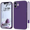 ORDA für iPhone 11 Hülle Silikon Case, Handyhülle für iPhone 11 Ultra Dünn Slim mit Microfiber, Kratzfeste Rundumschutz Case Schutzhülle Hülle für iPhone 11 6.1'' Dunkel Lila