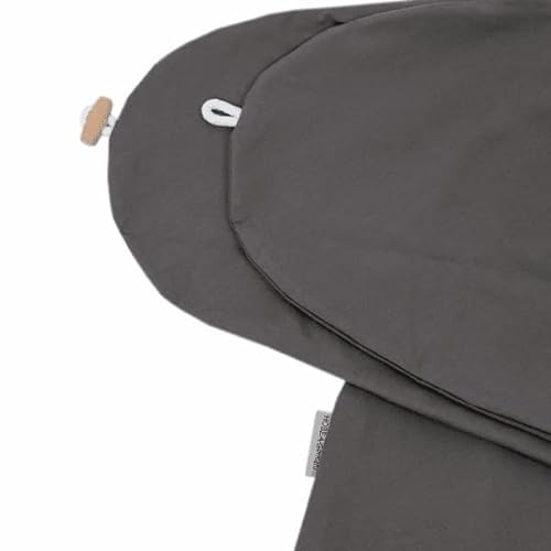HOBEA-Germany Housse de Coussin d’Allaitement pour Oreiller d’Allaitement 190cm en différentes Couleurs et Dessins de (Anthracite)