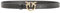 Pinko Damen Love Berry H2 Belt Vitello Set Gürtel, Z99q_Schwarz-Antik-Gold, 32