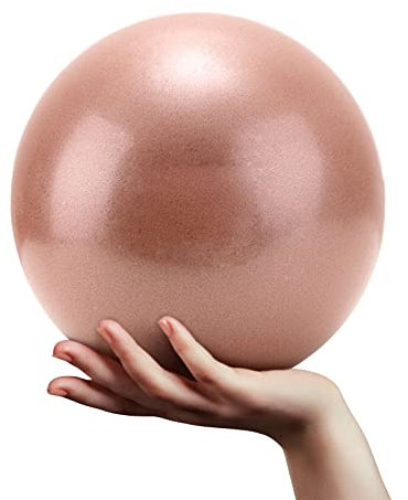 Petit ballon de pilates, de 20 cm, pour le sport, le yoga, le fitness, la thérapie physique, les étirements et l'entraînement du tronc, améliore l'équilibre, la force, la salle de sport à domicile,