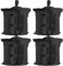 TecTake Lot de 4 Poids pour tonnelle Saborra Sacs de Poids pavillon mobilier de Jardin