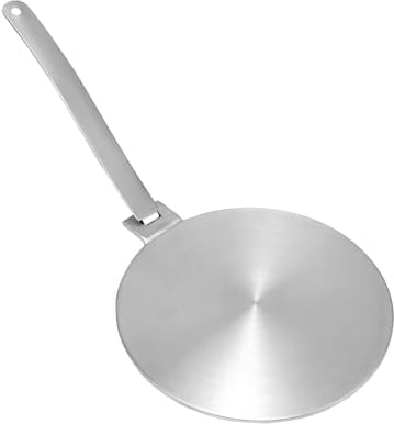 QWORK® adaptateur induction plaque, plaque de diffusion de chaleur, acier inoxydable, 20CM, pour plaque à induction, cuisinière à gaz