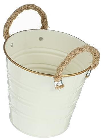 Warmhm Eisen Blumentopf Vintage Pflanzkübel Metall Gartenbedarf Blumenvase Für Schreibtisch Regal Dekoration Blumentopfvase Landhausstil