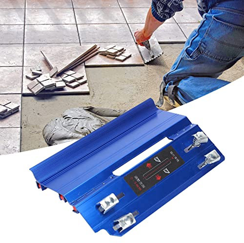 Tile Chamfering Machine, 45 Degree Tile Cutter Ceramic Tile Chamfering Device Tool Manual Tile Ceramic Cutter Desktop Angle Stone Cutting Machine Tool with Wheel 0-0.2in