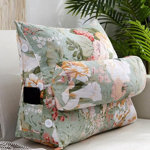 GOFOHIMI Bettkeilkissen, Lesekissen für Bett Sofa, Orthopädisches Lendenwirbelstützkissen, Rest Dreieck Kissen, Alle Altersgruppen Neigung Rückenkissen Beinerhöhung Nackenrolle
