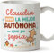 MUGFFINS Tazas Personalizadas para AUTÓNOMA mujer - En Español - Mejor que yo Sepia - 11 oz / 330 ml - Regalo Personalizable original y divertido
