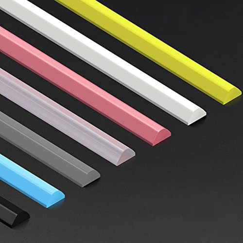 Collapsible Shower Threshold Water Dam,Flexibler Silikon Duschkabinen Dichtungen,Shower Barrier and Retention SystemDuschdichtung Boden,Silikondichtung,für Küche,Badezimmer,Nass-Und Trockentrennung