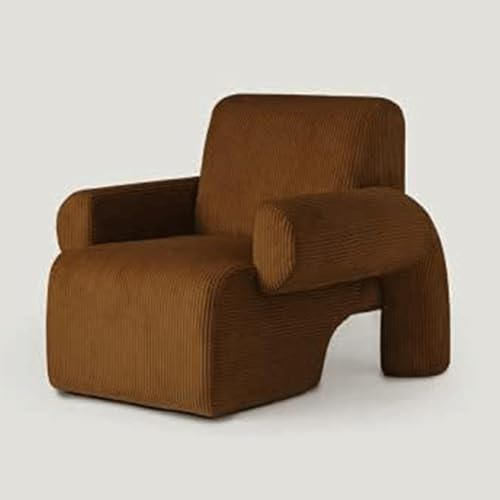 HSHTTKL Neu Licht Luxus Faul Sofa Kreative Einzel Sofa Sitzsack Stühle Einfache Moderne Retro Lounge Stuhl Cord Stoff Couch Bett Sofa-Sitzsack