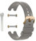 Bracelet en silicone bracelet de remplacement for Garmin Lily smartwatch accessoires montres (Color : Gray)
