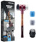 HALDER-Plusbox Starterkit, SIMPLEX-Schonhammer D60, Gummikomposition mit Standfuß/Superplastik sowie je ein TPE-soft und TPE-mid Schlageinsatz plus Flaschenöffner | 3027s026