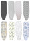 Lelico Copriasse da Stiro con Comoda Imbottitura 92X33 97x33 110x35 122x38cm Copri ASSE da Stiro vestibilità Perfetta Stirare Velocemente Copriasse Stampato (Color : A, Size : 110x35cm/43x14in)