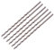 Toolzia Extra Long Twist Drill Bits,6Pcs HSS(High Speed Steel) Drill Bits 5mm Diameter 160mm Length for Hardened Metal Woodwork Plastic aluminum alloy