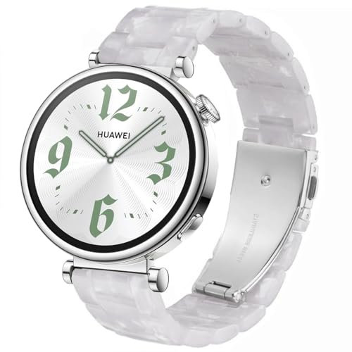 DEALELE Cinturino compatibile con Huawei Watch GT4 41 mm / Garmin Venu 3S / 2S / Forerunner 265S / 255S / Fossil Donna Gen 6, 18 mm cinturino di ricambio in resina colorata per donne e uomini, 18mm,