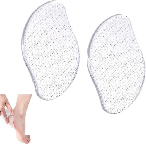 Eunmsi Cheekyglo Glass Foot File, Crystal Feet Buffer, Ultra Fine Grind Foot File for Smoothing (2 pcs)