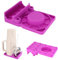 Zikenis Scolapiatti per Stanley Cup 30/40 oz,Silicone Scolabottiglie per Acqua,Stendibiancheria Stanley Cup,supporto asciutto per tumbler,per bar,club,cucine (Rosa)