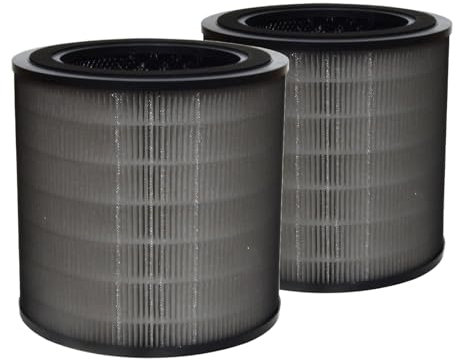 PUREBURG FY0910 Replacement Filter Compatible with Philips AC0950 AC0951 Air Purifier 900 Series, Pack of 2 H13 HEPA + Activated Carbon 2-in-1