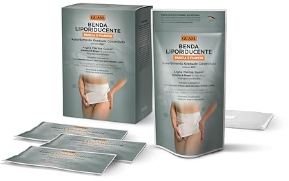 Guam Belly and Hips Liporiducent Bandage Pack of 3 Treatments