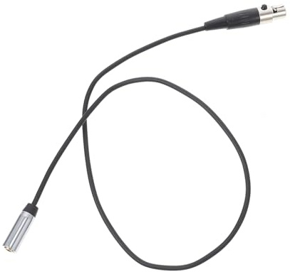 TOVINANNA 3,5-mm Audiokabel mit XLR Buchse Schwarz Kupfer und PVC Material 0,5m Länge Klangqualität und Zuverlässige Verbindung für Kameras und Mischpulte
