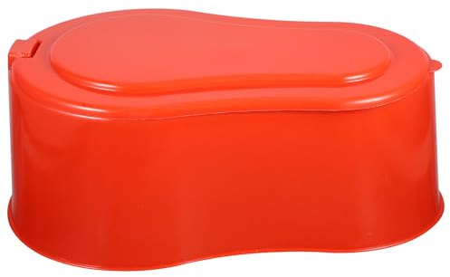 POPETPOP Tragbare Campingtoilette aus Verstärktem Pvc Provisorische Außentoilette für Erwachsene Robust und Kompakt Platzsparend für Notfälle und Baustellen Zufällige Farbe
