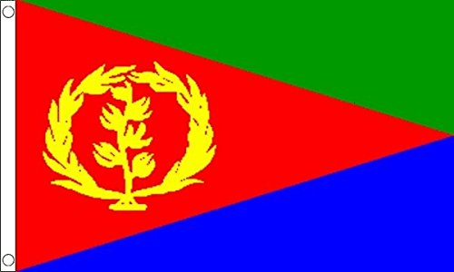 ShamrockSuperstore Eritrea Flagge – Große 5 x 3 ft 150 cm x 90 cm