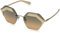 Bulgari Damen 0BV6103 201318 57 Sonnenbrille, Gold (Matte Pink Gold/Pink Gold/Orangegradientlightgrey)