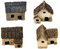 Windy5 4 Pezzi Kit Miniatura Fairy Garden Case di Pietra Mini casetta House Miniatures Decor Accessori Giardinaggio Decoration