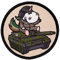 Café Viereck ® Bundeswehr Panzer Panzertruppe Einhorn Fun Patch Gestickt mit Klett - 8 cm