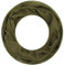 Majea Loop Alice schmaler Damen-Schal Loop Frühlingsschal Schlauchschal Rundschal Tuch uni unisex unifarben einfarbig Halstuch (dark olive)