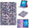 LingDan Étui pour Samsung Galaxy Tab S2 9.7 T813/ T815/ T810 3D-Design PU Cuir Flip Coque Totem Fleur Motif avec Built Stand et Magnétique Fermeture Carte Slot Portefeuille Protection Cas, 08