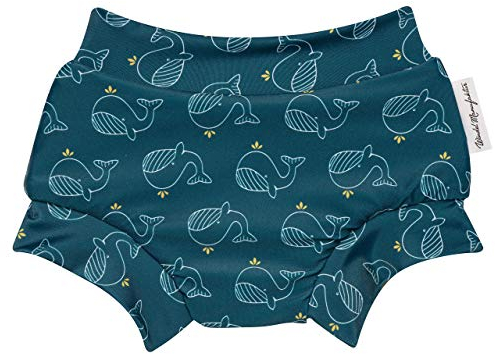 Windelmanufaktur waschbare und wiederverwendbare Schwimmwindel, Badewindel - Made in Germany (Wale, XL)