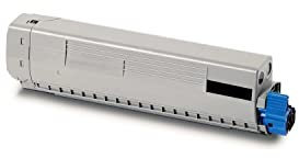 PRIMA4 - 44315308 Schwarz Toner Kompatibel mit Drucker Oki C610 N, C610 DN, C610 DTN -8k Seiten