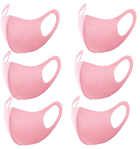 TANNESS 6x PINK Anti Dust Mask Face Mouth,Fashion Reusable Washable Outdoor Unisex Mask