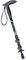 YMYGCC Trekking Poles Pioneer Carbon Fiber Compact Trekking Pole Quick Flip Lock Ultralight Collapsible Travel Hiking Walking Stick (Color : Green)