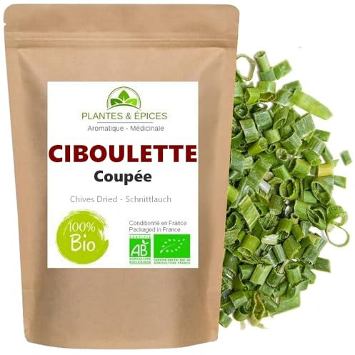 Ciboulette Fines Herbes entières BIO 100g - Aromate séché naturellement (100g)