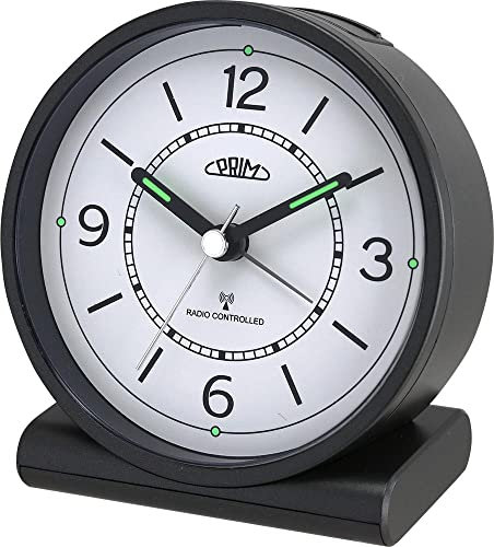 Wecker mit zeitgesteuertem Radio. Alarmverstärkung, wiederholter Alarm, Licht, Quarz - reibungsloser Betrieb, 1x AA-Stiftbatterie, 102 x 110 x 53 mm, Kunststoff.