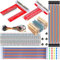 DAOKAI GPIO Expansion Board Breakout Board Kit for Raspberry Pi 3 4 3B+ 3B 2B B+ A+ Zero w, GPIO T/U-type Adapter Board + Breadboard + Rainbow Ribbon Cable + Resistors