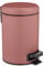 WENKO Treteimer Leman, 3 Liter, mit herausnehmbarem Einsatz, aus lackiertem Stahl, 17 x 25 x 22,5 cm, Altrosa
