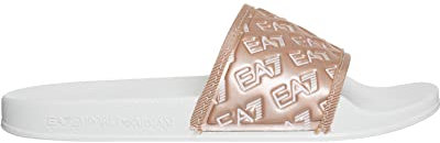 Emporio Armani EA7 Ciabatte Donna White - Rose Gold 40 EU