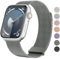 Vancle Armband für Apple Watch 40mm 41mm 38mm 42mmm 44mm 45mm 49mm für Damen Herren, Edelstahl Metall Ersatzarmband mit Verbesserter Magnet für iWatch Series 9 8 7 SE 6 5 4 3 2 1 Ultra, Graphit