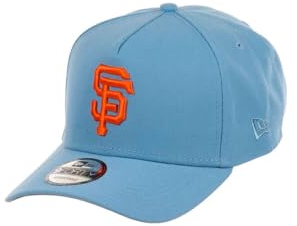 New Era San Francisco Giants MLB Cooperstown Sky Blue 9Forty A-Frame Snapback Cap - One-Size