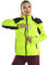 Lo.gas Regenjacke Damen Wasserdicht Leichte Fahrradjacke wanderjacke Winddicht Laufjacken Mit Kapuze Funktionsjacke Windbreaker Mit Taschen Grün L