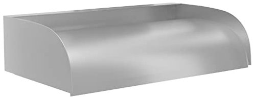 Coavain Wasserfall für Pool 60x34x14 cm Edelstahl 304 Schwallbrause Gartenteiche Konstanten und Gleichmäßigen Wasserfluss zu Gewährleisten Springbrunnen Swimmingpools Außendekoration