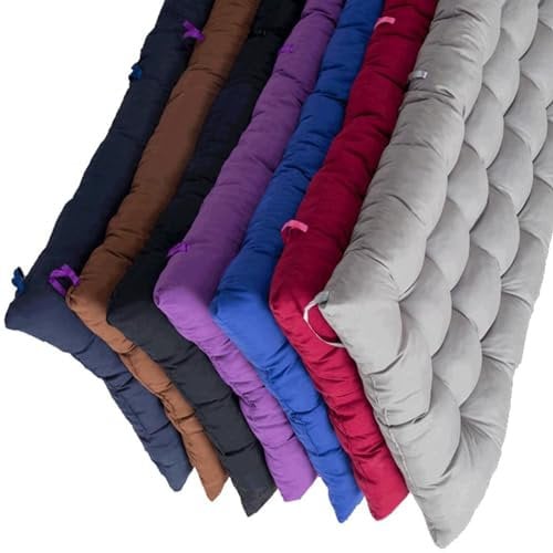 BangDon Bankkissen, Bankkissen, Sonnenliegenkissen für Sonnenliegen, dick, Ersatz-Kissen, rutschfest, 150 x 45 cm, Braun