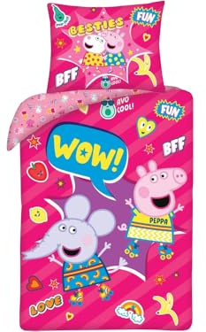 Peppa Wutz Kollektionen Kinderbettwäsche der Marke Modell Bettwäsche 140-200 cm, 70-90 cm
