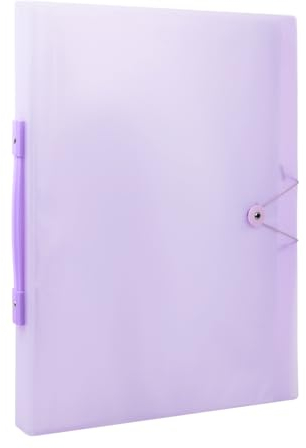 60 Page Painting Storage Book A3, Diamond Art Painting Folder, 11.8 X 16.9 inch, Holds 120 Sheets (Violet)