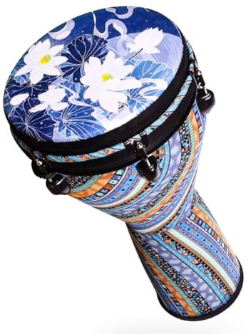 Professionelle Djembe 12-Zoll Verstellbare Afrikanische Trommel Für Erwachsene, Tamburin, Professionelle Performance-Handtrommel